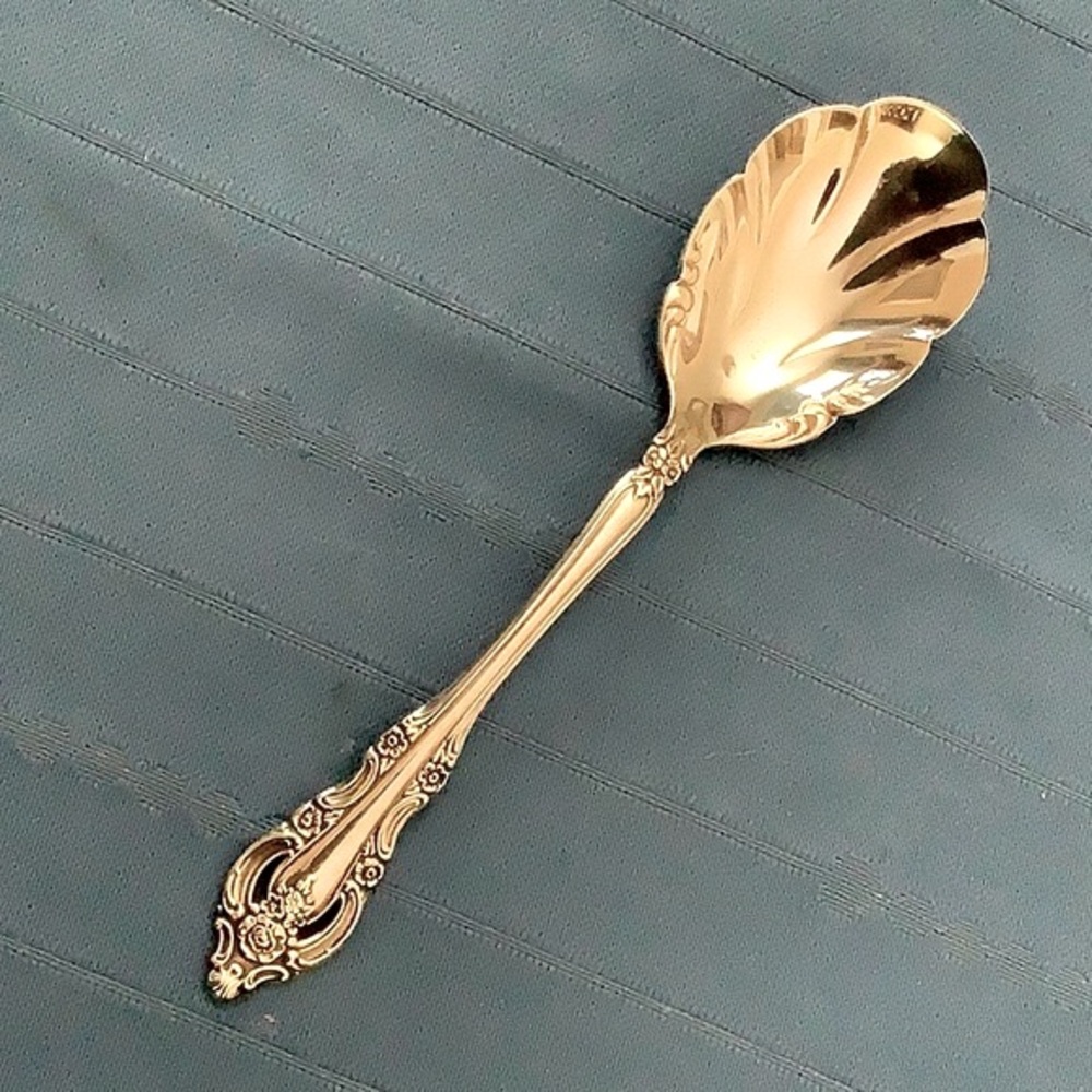 Vintage Community Silverplate Sugar/Condiment Spoon - Silver Artistry Pattern